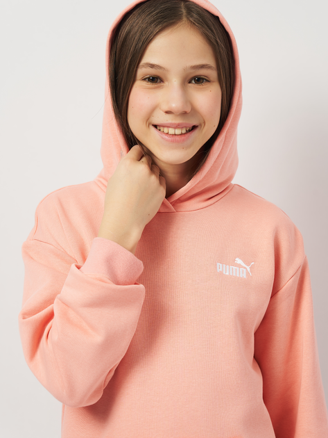 Подростковый спортивный костюм (худи + штаны) для девочки Puma Loungewear Tr 68630418 146-152 см Pink Fruit (4067983611681) - изображение 5