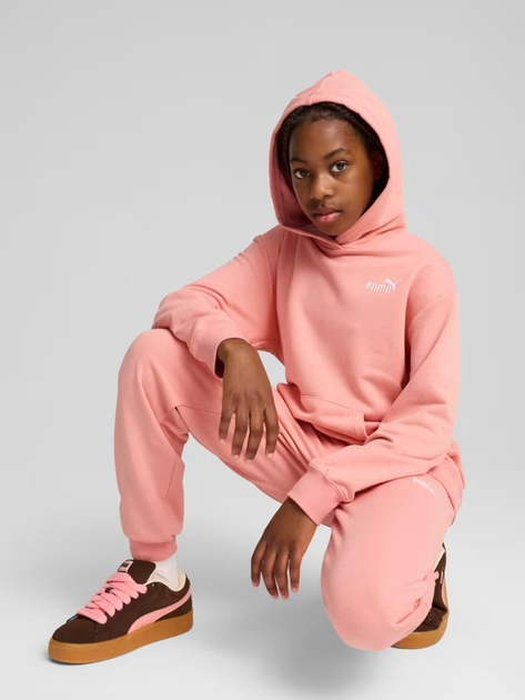 Детский спортивный костюм (худи + штаны) для девочки Puma Loungewear Tr 68630418 122-128 см Pink Fruit (4067983611667) - изображение 7