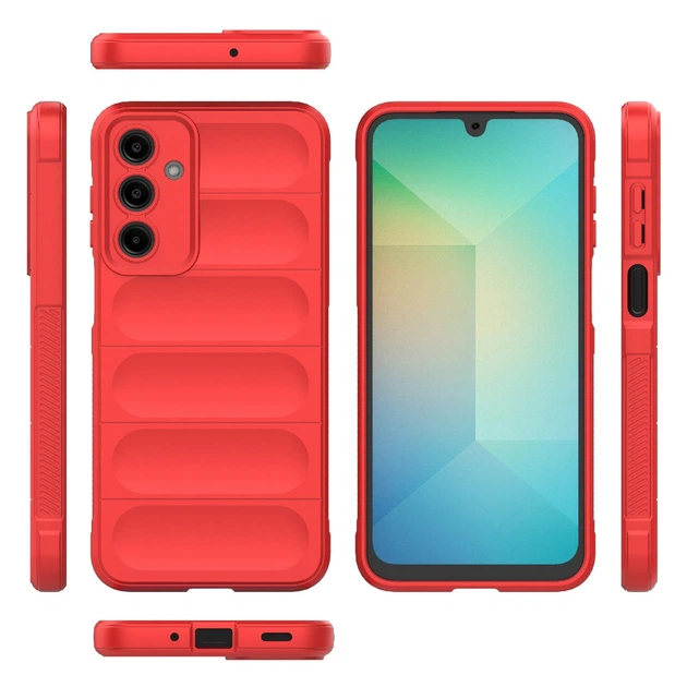 Чехол Wave Shield для Samsung Galaxy A16 / A165 бампер противоударный Red - Фото 6 Чехол Wave Shield для Samsung Galaxy A16 / A165 бампер противоударный Red - изображение 6