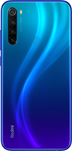 Smartfon Xiaomi Redmi Note 8 2021 4/64GB Neptune Blue (MZB096YEU) - obraz 3