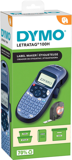 Принтер етикеток Dymo LetraTag LT-100H Blue (2174576) - зображення 4