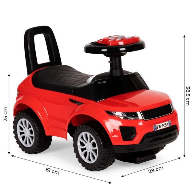 Jeździk Multistore 613W Czerwony (5903769977314) - obraz 10