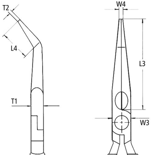 Szczypce płaskie montażowe Knipex 280 mm (28 81 280) - obraz 5