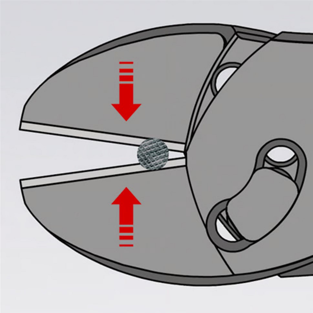 Szczypce Knipex boczne TwinForce 180 mm (73 71 180) - obraz 6