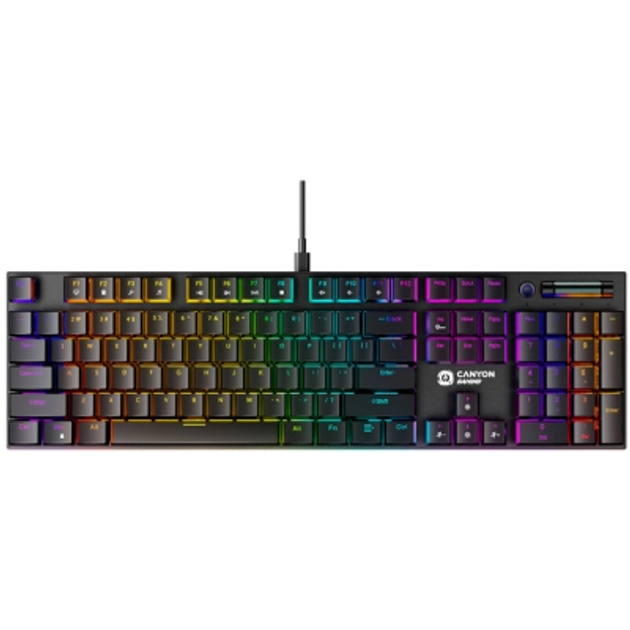 Клавіатура Canyon Cometstrike GK-55 RGB USB UA Black (CND-SKB55-US) - изображение 1