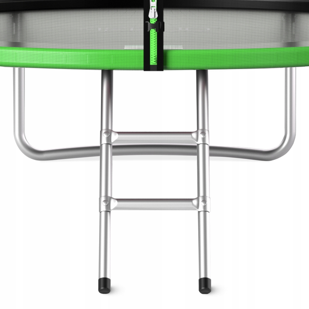 Батут із зовнішньою сіткою 4FIZJO Classic 10FT 312 см Black/Green (P-5907739314130) - зображення 7