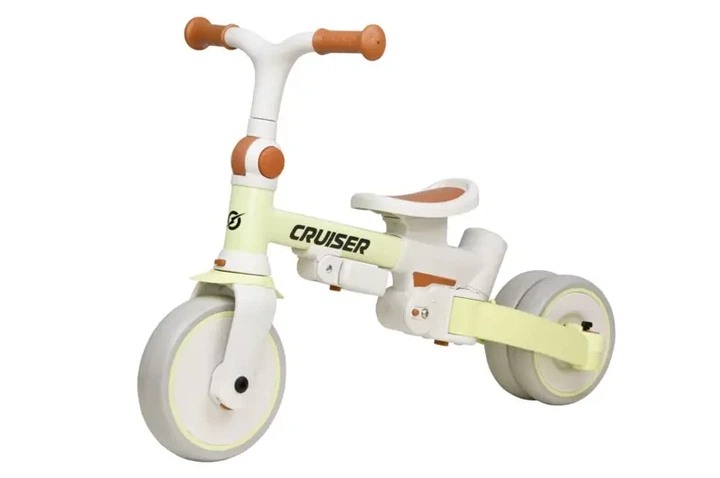 Беговел трехколесный 3 в 1 Maraton Tri cycle Cruiser Milano с родительской ручкой - изображение 2