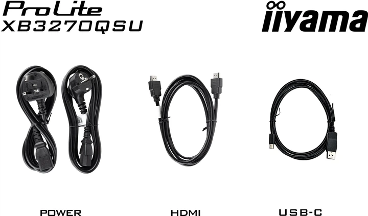 Монітор 31.5" Iiyama ProLite X3270QSU-B1 Black - зображення 14