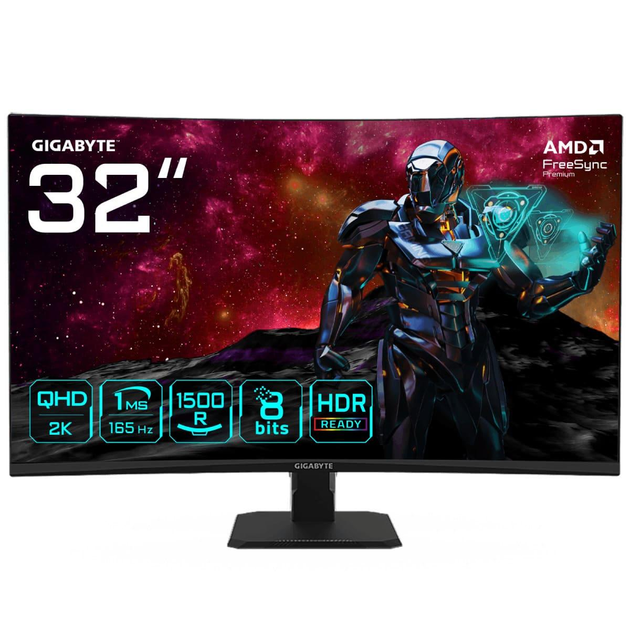 GIGABYTE G32QC 31.5インチゲーミングモニターQHD 165hz G32QC A Gaming Monitor 主な特徴 | ディスプレイ - GIGABYTE Japan