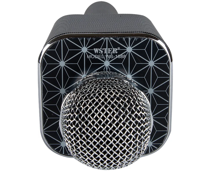Мікрофон для караоке бездротовий bluetooth WSTER WS-1688 Black 5 видів голосу - изображение 6
