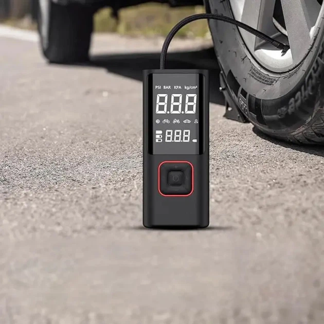 Автомобильный аккумуляторный компрессор Car Air Pump ATJ-6988 портативный 5 В Черный (127-14-16367) - изображение 5
