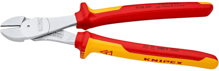 Бокорізи Knipex із збільшеним передавальним відношенням 250 мм (74 06 250)   - зображення 3