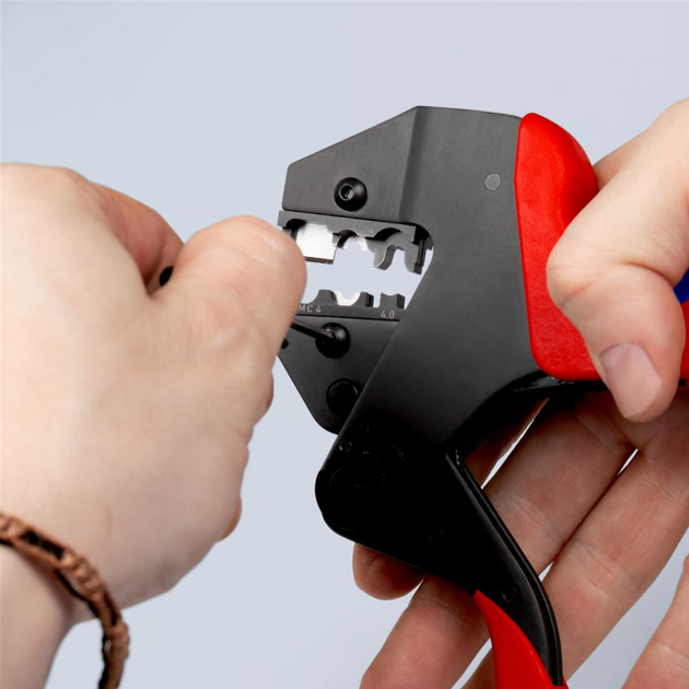 Szczypce do zagniatania Knipex Crimp System 200 mm z kufrem (97 43 200) - obraz 6