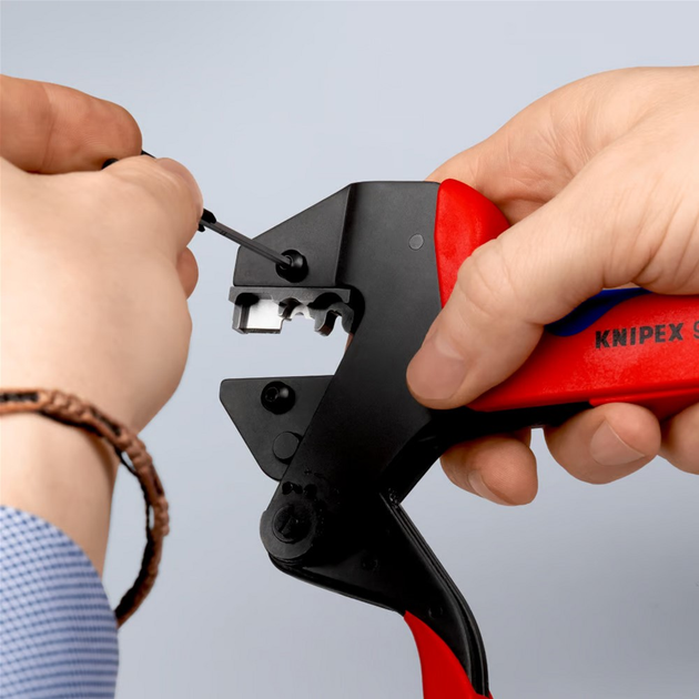 Szczypce do zagniatania Knipex Crimp System 200 mm z kufrem (97 43 200) - obraz 10
