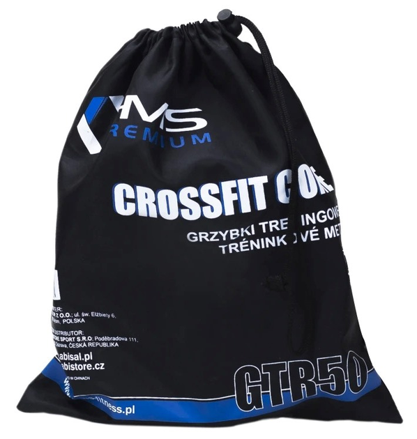 Płaskie pachołki do zabaw sportowych HMS 50 grzybków treningowych (5907695532463) - obraz 5