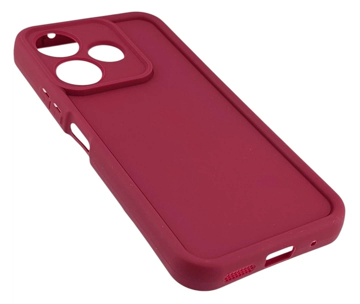 Чохол Shock Case для Xiaomi Redmi 13 бампер силіконовий бордовий - Фото 3 Чохол Shock Case для Xiaomi Redmi 13 бампер силіконовий бордовий - зображення 3