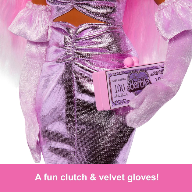 Lalka Mattel Barbie Fashionista Deluxe Style Pink Hair HYV25 (0194735255979) - obraz 8