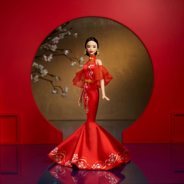 Лялька Mattel Barbie Signature Lunar New Year JBJ11 (0194735260928) - зображення 7