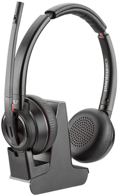 Słuchawki Poly Savi 8220-M Office DECT Stereo Black (8D3H8AA) - obraz 3