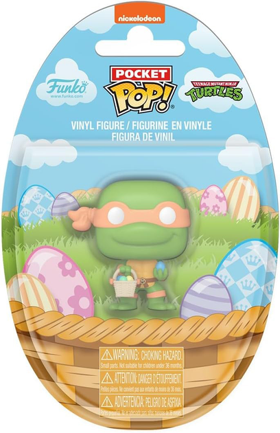 Figurka Funko Pocket Pop Teenage Mutant Ninja Turtles Wielkanoc Michaelangelo 1 szt 86047 (889698860475) - obraz 3