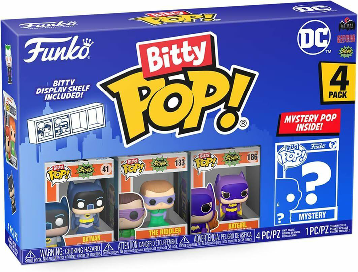 Zestaw figurek Funko Bitty Pop DC S1 12 szt 76339 (889698763394) - obraz 5