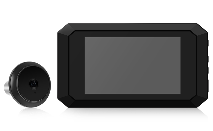 Видео домофон глазок USafe W9S 3,97 дюйма с датчиком движения черный - изображение 2