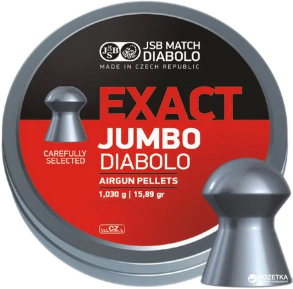 Свинцеві кулі JSB Diabolo Exact Jumbo 1.03 г 500 шт. (546246-500) - зображення 1