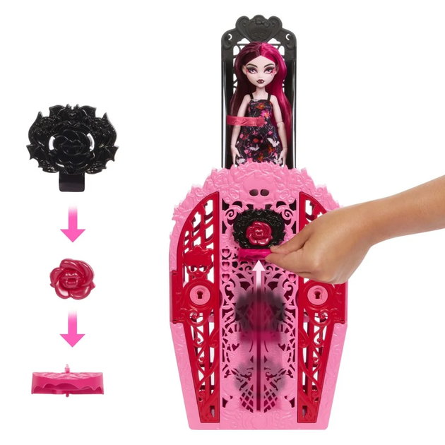 Lalka Mattel Monster High Skulltimate Secrets Garden Mysteries Draculaura HYT72 (0194735255443) - obraz 4