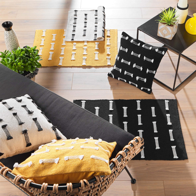 Dywan Douceur d'interieur Juline bawełniany 50 x 80 cm Czarny (3574386120746) - obraz 4