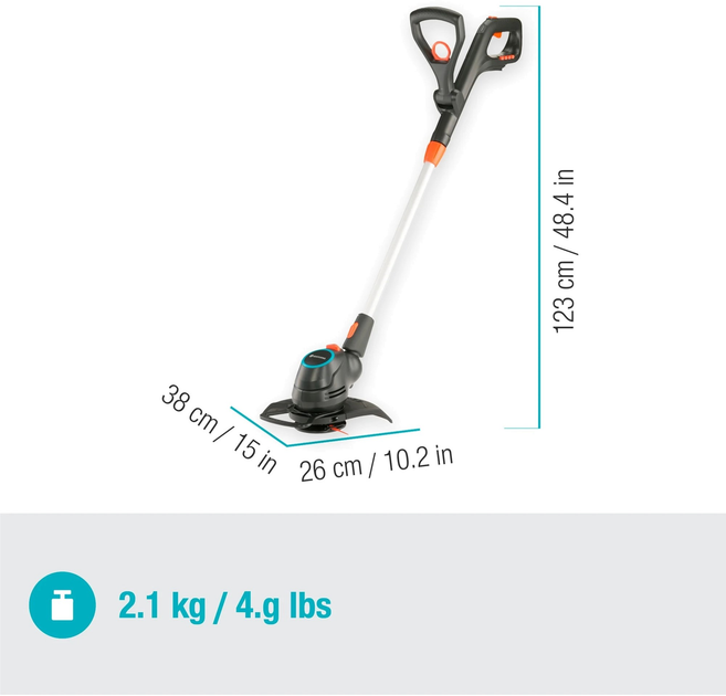Podkaszarka akumulatorowa Gardena ComfortCut 23/18V P4A Solo (14701-55) - obraz 3