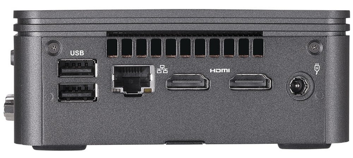 Комп'ютер Gigabyte BRIX Barebone Black (GB-BRi3H-10110) - зображення 4