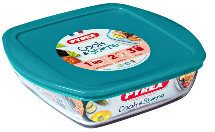 Форма з кришкою PYREX Cook&Store 212P000/7645 (25см/2.2л) - зображення 3