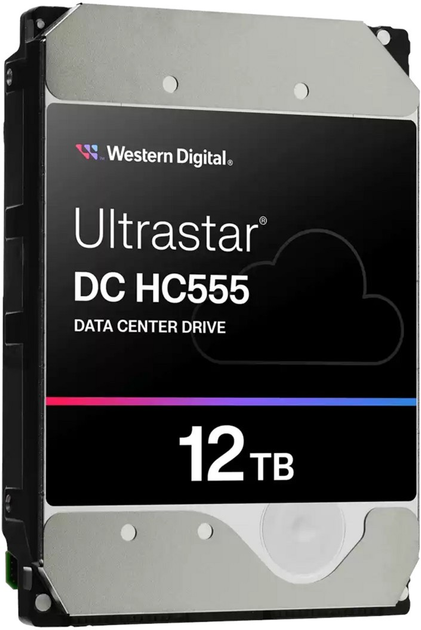 Dysk twardy Western Digital Ultrastar HC555 12TB 7200rpm 512MB 0B47741 3.5 SAS - obraz 3