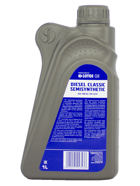 Олива моторна Lotos DIESEL CLASSIC CE/SF 10W-40 1 л (WG-K102430-0H0) - зображення 2