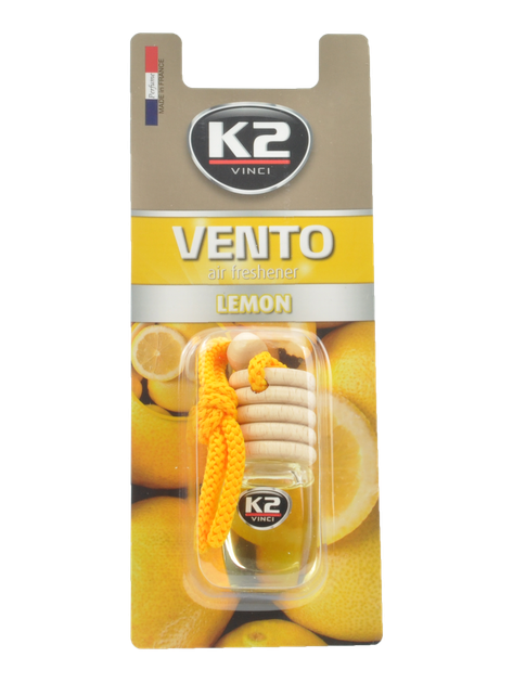 Ароматизатор для салону авто K2 Vinci Vento лимон 8 мл (V455) - Фото 1 Ароматизатор для салону авто K2 Vinci Vento лимон 8 мл (V455) - зображення 1