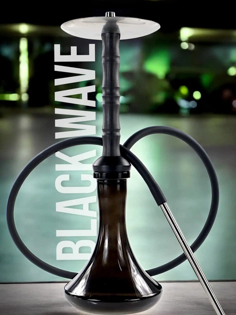 Кальян професійний PALKA Wave The Black з натуральним деревом - Фото 1 Кальян професійний PALKA Wave The Black з натуральним деревом - зображення 1
