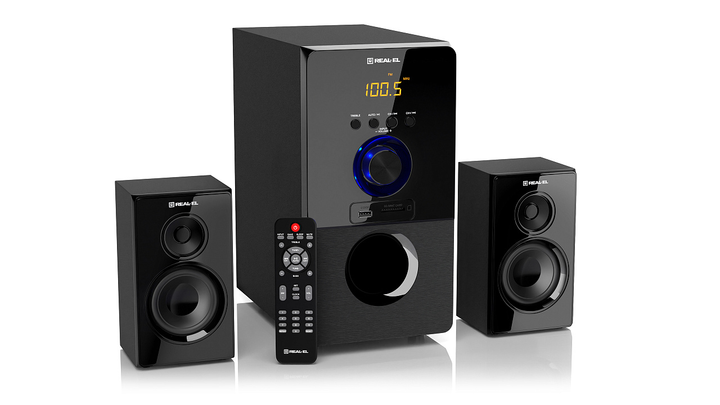 Акустична система Real-EL M-555 Black (EL121300013) - зображення 3
