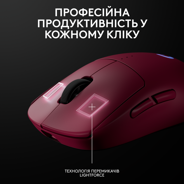 Мышь Logitech G Pro 2 LightSpeed Wireless (910-007309) Pink - Фото 6 Мышь Logitech G Pro 2 LightSpeed Wireless (910-007309) Pink - изображение 6