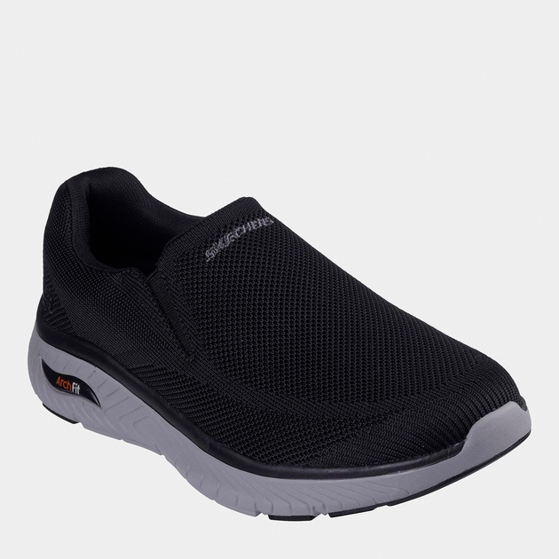 Мужские слипоны Skechers 205345 BLK 43 (10US) 28 см Черные (198376885304) 