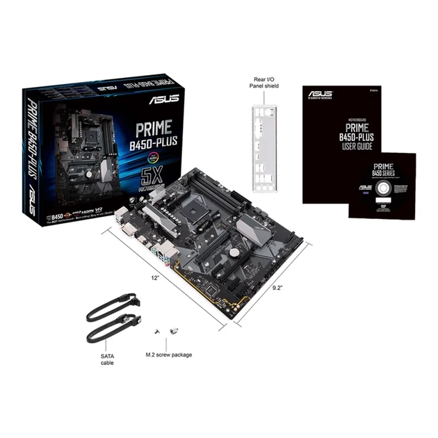 Материнська плата Asus PRIME B450-PLUS sAM4 ATX - изображение 5