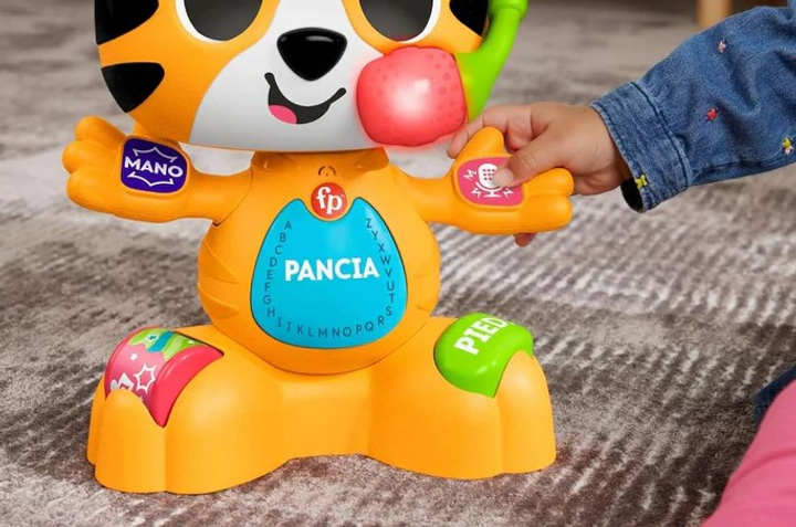 Інтерактивна іграшка Fisher-Price Link Squad Bob & Groove Tiger HYL04 (версія італійська)(0194735249688) - зображення 4