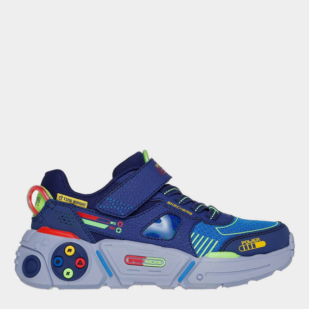 Дитячі кросівки для хлопчика Skechers Gametronix 2.0 402270L NVMT 27.5 Сині від Rozetka на платформі USKIDKA Акція на Дитячі кросівки для хлопчика Skechers Gametronix 2.0 402270L NVMT 27.5 Сині від Rozetka