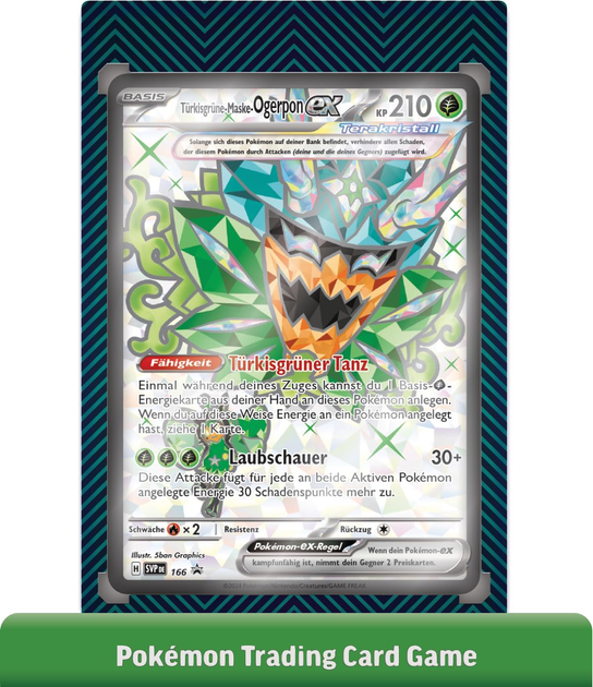 Zestaw kart Amigo Pokemon Trading Card Game Ogerpon ex Premium kolekcja (820650459108) - obraz 4