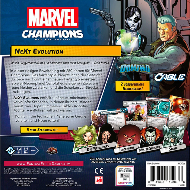 Karty do gry Asmodee Marvel Champions NeXt Evolution (841333122836) - obraz 3