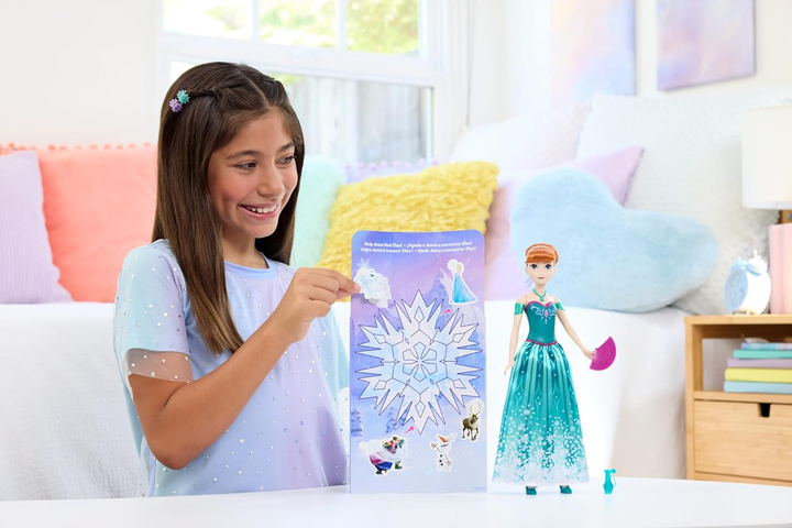 Lalka Mattel Disney Frozen Spin & Reveal Anna JBG60 (0194735280377) - obraz 7