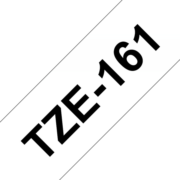 Taśma Brother TZE-161 Laminated 36 mm 8 m Black/White (BROTTZ161) - obraz 3