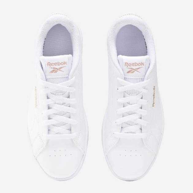 Sneakersy damskie Reebok Court Clean 100074383 39 (6UK) Białe (1200143039519) - obraz 4