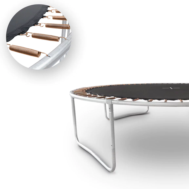 Батут OUTTEC 8FT з внутрішньою сіткою чорний - Фото 4 Батут OUTTEC 8FT з внутрішньою сіткою чорний - изображение 4