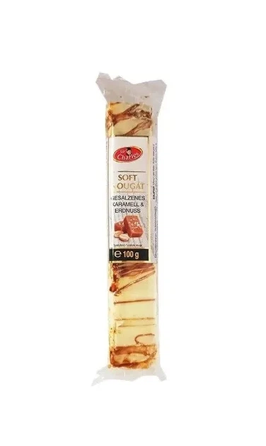 Нуга sir Charles Soft Nougat Gesalzenes karamel & erdnuss с арахисом и соленой карамелью 100 г - Фото 1 Нуга sir Charles Soft Nougat Gesalzenes karamel & erdnuss с арахисом и соленой карамелью 100 г - изображение 1