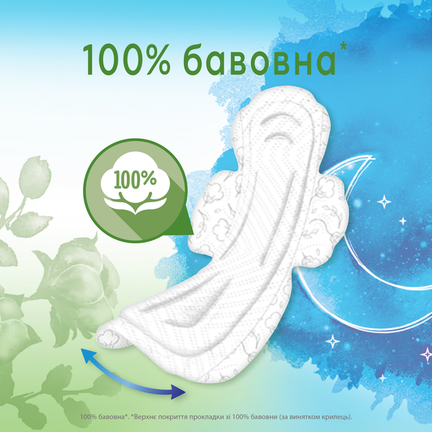 Гігієнічні прокладки Kotex Natural Night 12 шт (5029053580180) - зображення 5